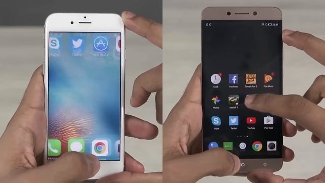 iPhone 6S vs LeEco Le 2 Speed Test Comparison. смотреть онлайн