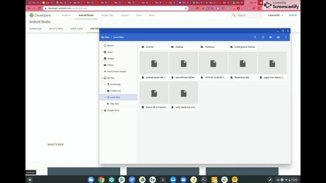 Android studio preview on Chrome OS смотреть онлайн