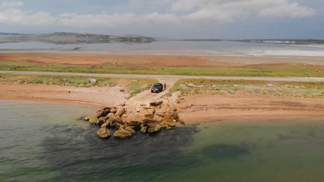 Крым — озеро Тобечикское смотреть онлайн