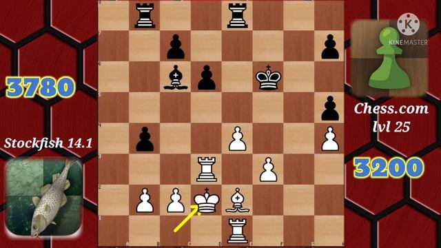 STOCKFISH 14.1 🆚 CHESS.COM LVL 25.The strongest Engine смотреть онлайн
