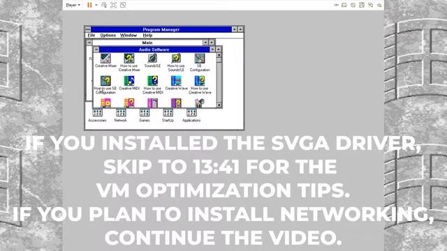 HOW TO INSTALL WINDOWS 3.11 FOR WORKGROUPS ON VMWARE (PLUS GRAPHICS, SOUND AND NETWORK) смотреть онлайн