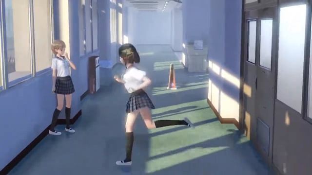 BLUE REFLECTION Those Skirt Physics Though смотреть онлайн