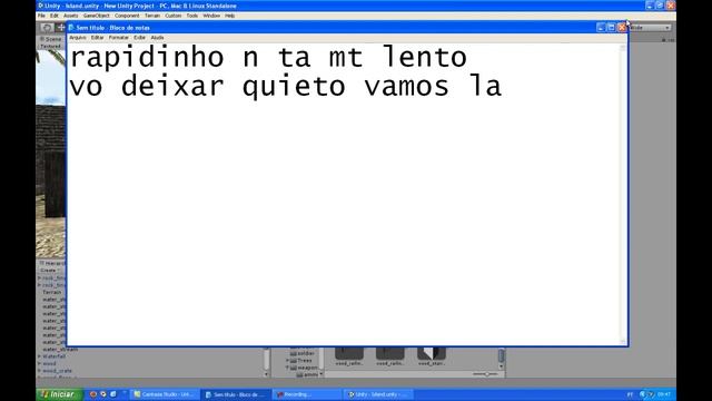 1º Conhecendo o Programa (Tutorial de Unity 3D) смотреть онлайн