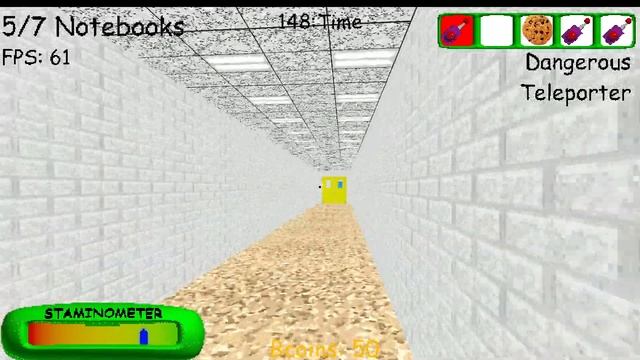 Baldi's basics full remastered Teleportation challenge смотреть онлайн