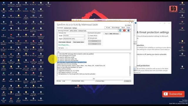 SamFirm 1.6.4 Latest | One-Click MTK Qualcomm FRP Format Mi Account Bypass смотреть онлайн