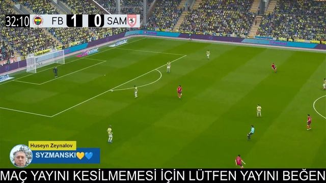 FENERBAHÇE SAMSUNSPOR MAÇI CANLI İZLE