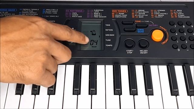 use of Melody On/Off button in Casio SA 76 77 78 || with demo смотреть онлайн