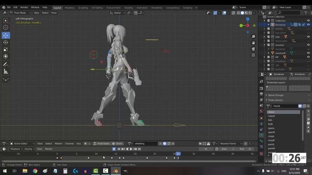 Blender 2.82 ： Character Animation (In 3 Minutes!) [Royal Skies] смотреть онлайн