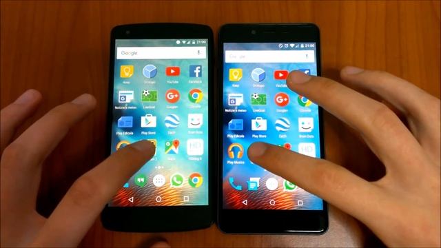 One Plus X vs Nexus 5 - Speed Test смотреть онлайн