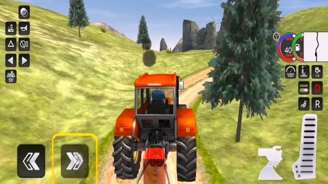 Real Tractor Trolley Cargo Farming Simulation #GD56 Android Car Gameplay смотреть онлайн
