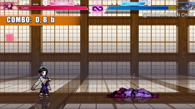 Shinobu (SFK) JUS Edit KuroFey - MUGEN JUS CHAR смотреть онлайн