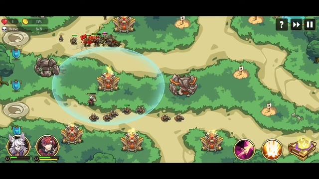 Kingdom war: TD offline games Level 6 Hell difficulty the misconception IOS/Android gameplay смотреть онлайн