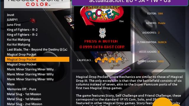 Pack Neo Geo Pocket Color Roms Batocera-Recalbox con sus imágenes y Videos completos - NGPC ROMS!!! смотреть онлайн