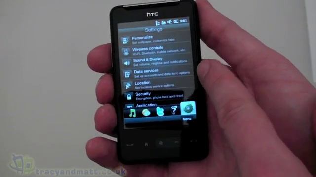 HTC HD mini unboxing and demo video смотреть онлайн