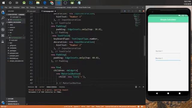 How to make a simple calculator application using flutter смотреть онлайн