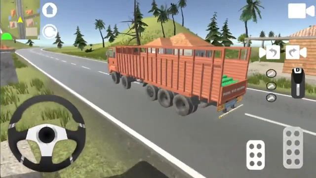 Offroad Indian Truck Simulator 2023- Real indian Cargo Transport - Android Gameplay смотреть онлайн