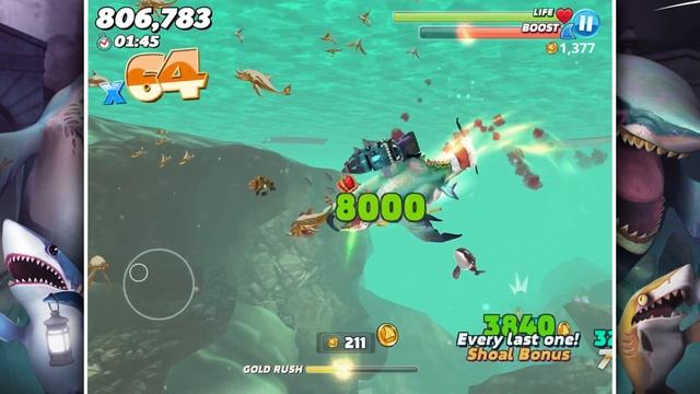 MEGALODON ZOMBIE HORDE ATTACK!!! - Hungry Shark World | Ep 32 HD смотреть онлайн