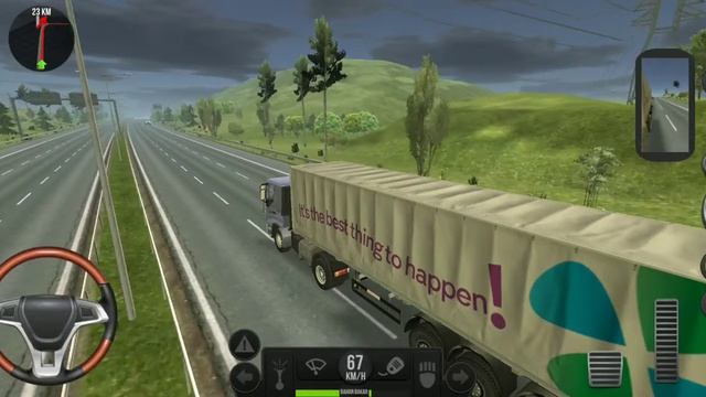 Truck Simulator 18 Muatan Kontainer - Gameplay Android смотреть онлайн
