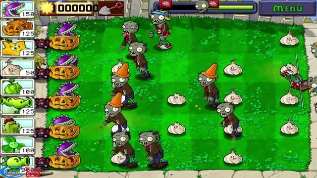 Plants Vs Zombies - Garlic & Chomper VS Zombie (Android Gameplay) #4