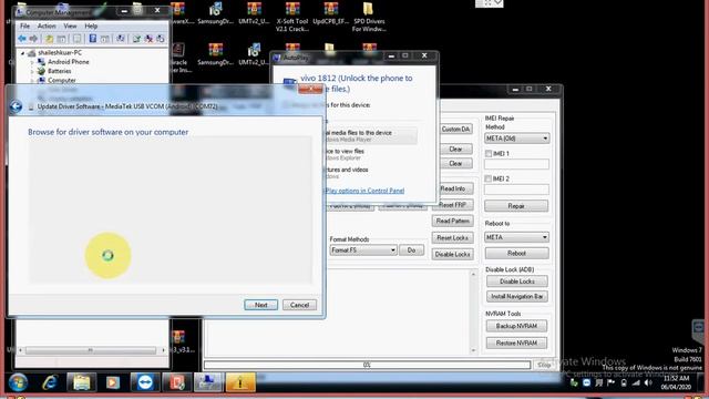 Vivo Y81i(1812) Pattern/password Unlock By UMT Dongel смотреть онлайн
