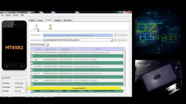 Flash Unbrick Alcatel Pixi 7 +++ OT-i216x MT6582 +++ DZPCServices +++