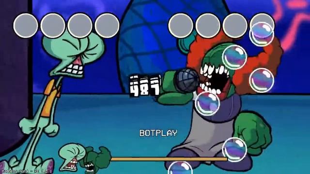 Friday Night Funkin The Squidward Tricky Mod vs The Full Ass Tricky Mod смотреть онлайн