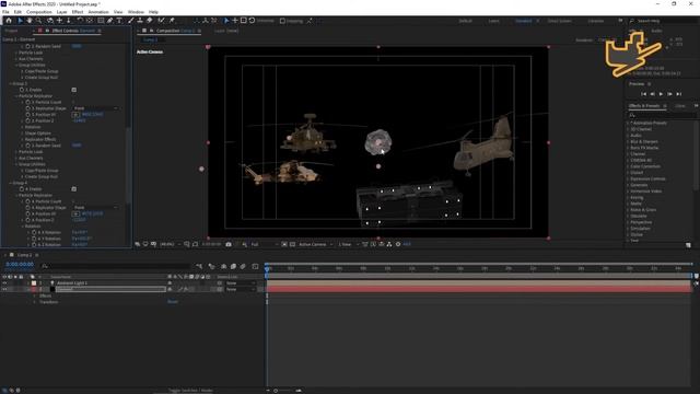 How To Use More Than Five Groups In Element 3d I Unified Mode  #makanimation #aftereffects #element
