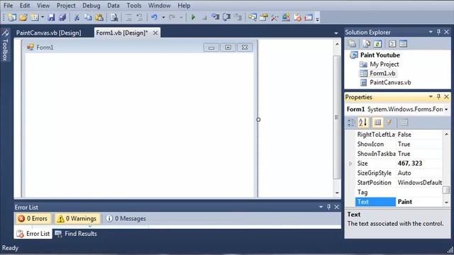 Visual Basic Tutorial - 168 - Paint Part 1 Custom Controls смотреть онлайн