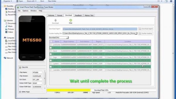 Flash or Update Firmware for Lenovo Tab3 7 Essential