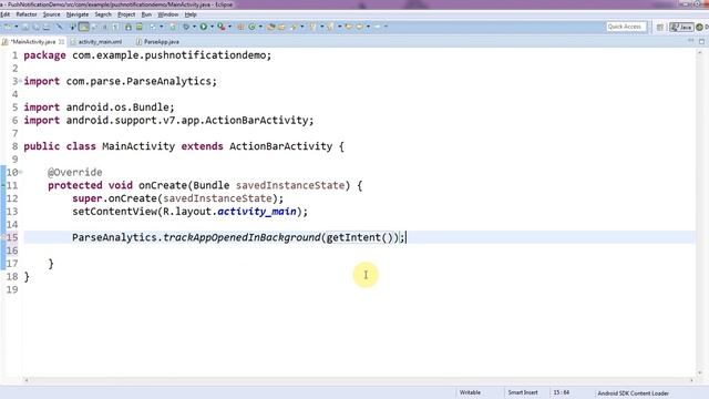 Android Parse com Push Notification Tutorial смотреть онлайн