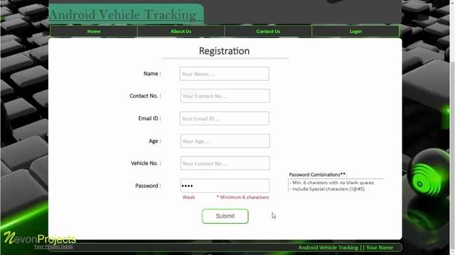 Android Vehicle Tracking Project смотреть онлайн