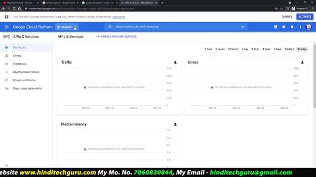 How to Create YouTube API Key for Android App and Website in Hindi Tutorial 2021 | YouTube API V3 смотреть онлайн