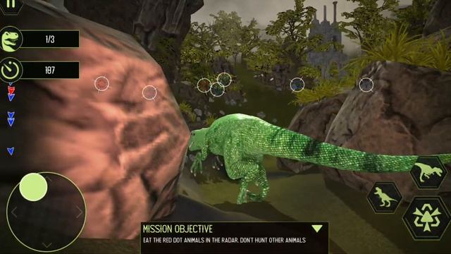 Best Dino Games - Jungle Dinosaur Simulator Android Gameplay смотреть онлайн