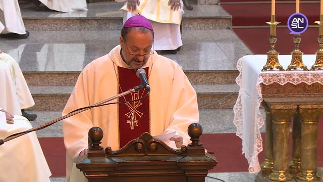 Homilía del obispo Monseñor Gabriel Barba смотреть онлайн