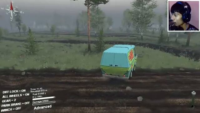 GOKIL !! Ada Mobil "Scooby-Doo' di SpinTires !!! смотреть онлайн