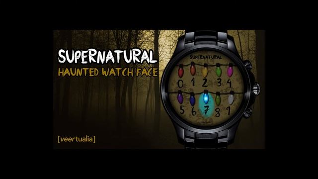 Supernatural | Animated Halloween watch face | Android Wear version смотреть онлайн