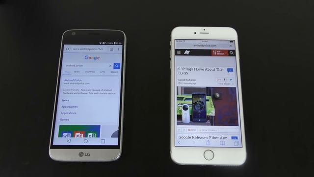 LG G5 vs iPhone 6S Plus - Speed & Camera Test! смотреть онлайн