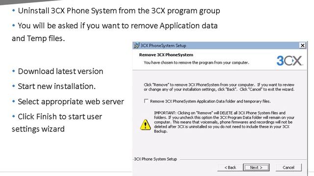 3CX Online Training: Upgrading or Re-installing смотреть онлайн
