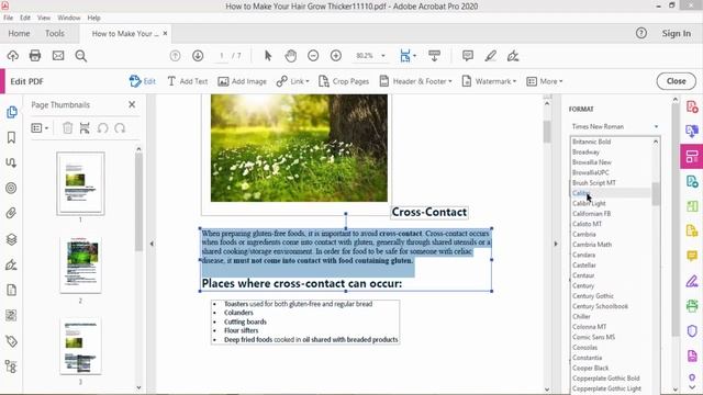 How To Check Font Size In PDF With Adobe Acrobat Pro 2020