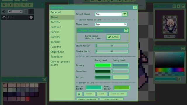 Resprite r15: remake themes (iPad & iPhone pixel art editor) смотреть онлайн