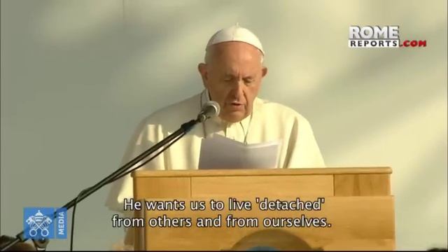 Pope to Romanian families and young people: The evil one brings discord and divides смотреть онлайн