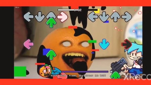 fnf vs annoying orange but android port comes out