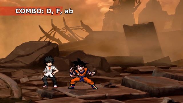 Touma (OP) V.2 JUS Edit Kuro - MUGEN JUS CHAR