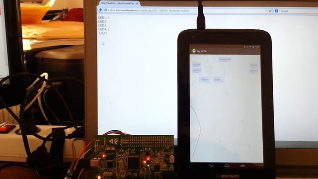 STM32+Bluetooth+android + HTTP Webserver = IOT смотреть онлайн