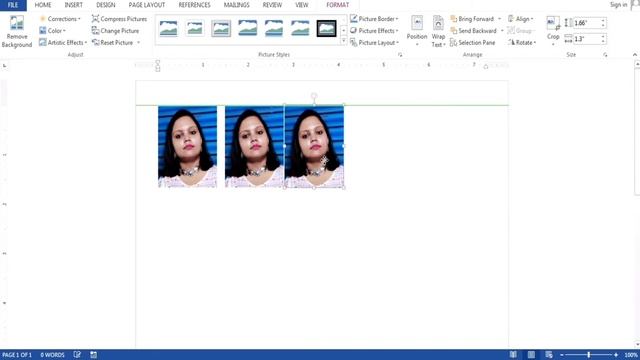 How to Create Passport Photo in Microsoft Word | Passport size Photo in Word смотреть онлайн