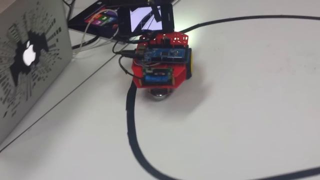 Line follower with Arduino mega ADK, OpenCV and Android device смотреть онлайн