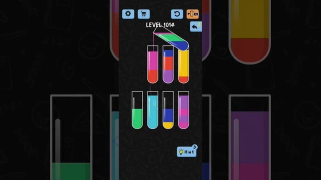 Water Color Sort Level 1014 Walkthrough Solution iOS/Android смотреть онлайн