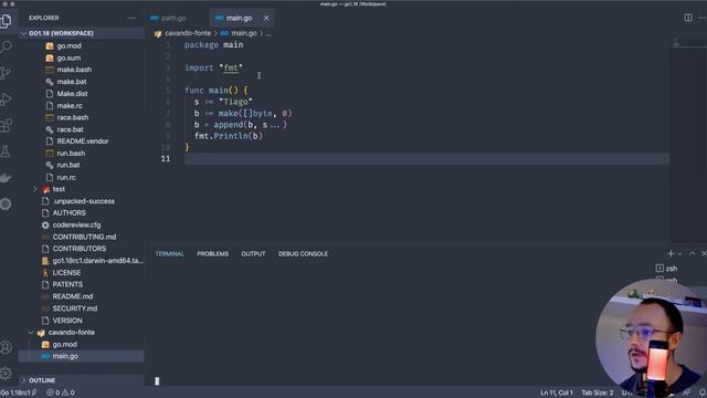 Conhecendo o código fonte do Golang #02 - O package path смотреть онлайн