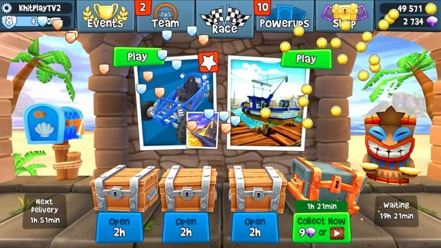 Roxie Roller Vs Clutch, 3 Cars unlocked ⚡ Beach Buggy Racing 2 Android game Play ⚡ Khitplay TV # 13 смотреть онлайн