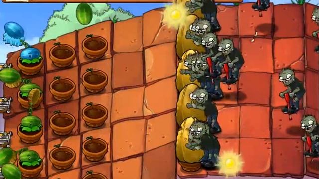 Plants vs. Zombies GOTY Edition Mod | Gatling Pea + Torchwood VS Tall-nut + Gatling Pea Zombie смотреть онлайн